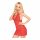 Penthouse Sweet & Spicy - Lace Dress and Thong (Red)  - M/L