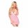 Penthouse Sweet & Spicy - Lace Dress and Thong with Neck Strap (Pink) 