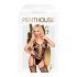 Penthouse Love Bud - Lace Open Mesh Set (Black) 