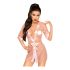 Penthouse Midnight Mirage - Satin Robe and Thong (Pink) 