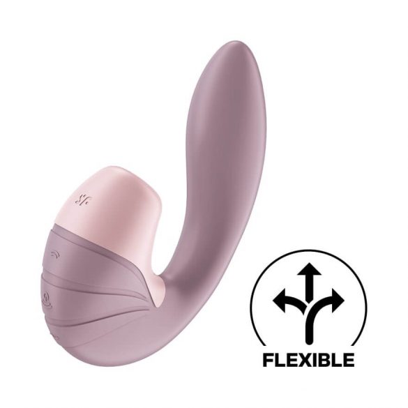 Satisfyer Supernova - Rechargeable Air-Wave 2in1 Vibrator (Pink) 