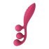 Satisfyer Tri Ball 1 - Rechargeable Multi-Function Vibrator (Red) 