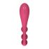 Satisfyer Tri Ball 1 - Rechargeable Multi-Function Vibrator (Red) 