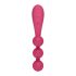 Satisfyer Tri Ball 1 - Rechargeable Multi-Function Vibrator (Red) 