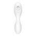 Satisfyer Curvy Trinity 5+ - smart rechargeable 2in1 vibrator (white)