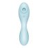 Satisfyer Curvy Trinity 5+ - Smart Air Pulse 2in1 Vibrator (Blue) 