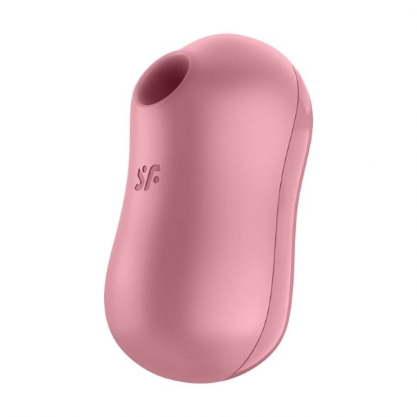 Satisfyer Cotton Candy - Rechargeable Air Pulse Clitoral Vibrator (Coral) 