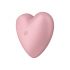 Satisfyer Cutie Heart - Rechargeable Air-Pulse Clitoral Vibrator (Pink) 