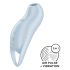 Satisfyer Pocket Pro 1 - Rechargeable, Air-Pulse Clitoral Stimulator (Blue) 