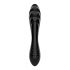 Satisfyer Dazzling Crystal 1 - Double-ended Glass Dildo (Black) 