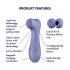 Satisfyer Pro 2 Gen3 - Rechargeable Air-Pulse Clitoral Stimulator (Purple) 