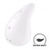 Satisfyer Dew Drop - Rechargeable, Waterproof Clitoral Vibrator (White) 