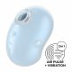 Satisfyer Cutie Ghost - Rechargeable Air Pulse Clitoral Stimulator (Blue) 