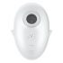 Satisfyer Cutie Ghost - Rechargeable Air Pulse Clitoral Stimulator (White) 