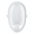 Satisfyer Cutie Ghost - Rechargeable Air Pulse Clitoral Stimulator (White) 