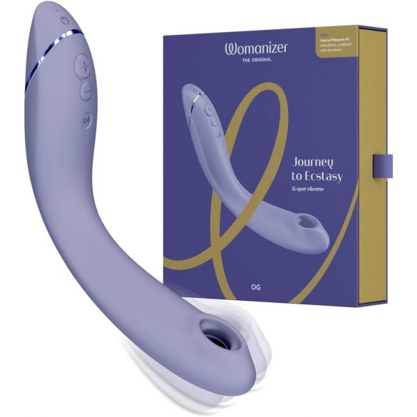 Womanizer OG - Rechargeable Airwave 2in1 G-spot Vibrator (purple) 