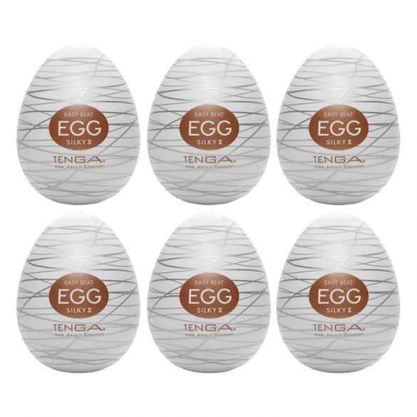 TENGA Egg Silky II - Masturbation Egg (6pcs) 