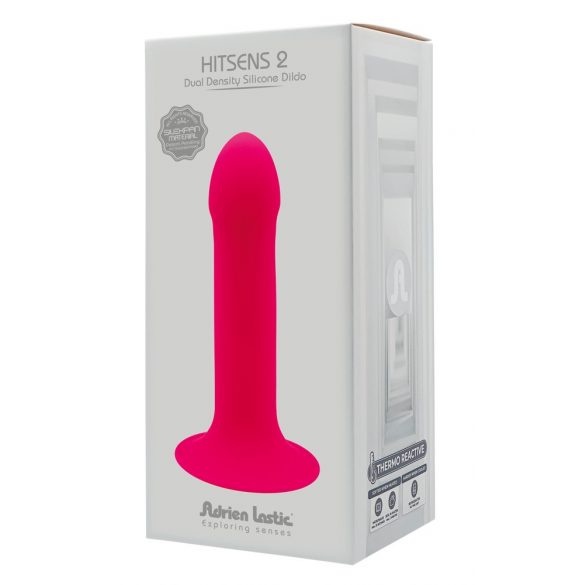 Hitsens 2 - Flexible Suction Cup Dildo (Pink) 