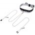 Fifty Shades of Grey - Nipple Clamps with Collar (Black-Silver) 