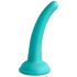 Dillio Curious Five - Suction Cup Silicone Dildo (15cm) - Turquoise 