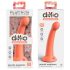 Dillio Secret Explorer - Suction Cup Dildo (17cm) - Orange 