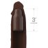 X-TENSION Elite 3 - Customizable Size Penis Sleeve (Brown) 