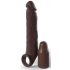 X-TENSION Elite 3 - Brown Penis Sleeve with Scrotum Ring 