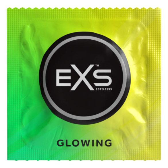 EXS Glow - Glow in the Dark Condoms (3 pack) 