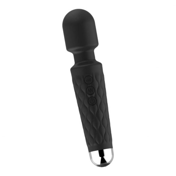 Lonely 20 Function Rechargeable Massager Vibrator (Black) 