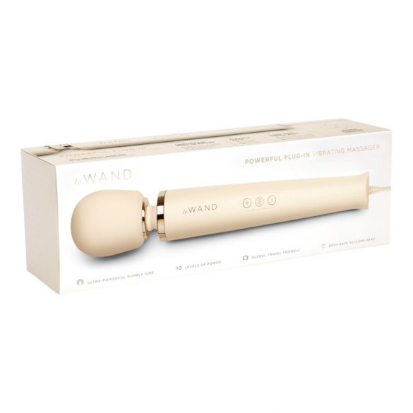 Le Wand - Exclusive Plug-In Massage Vibrator (Beige) 