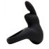 Happyrabbit Vibrating Cock Ring - Rechargeable (Black) 