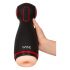 WYNE 06 - Rechargeable Vibrating Suction Masturbator (Black) 