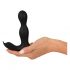 Rebel - Remote Controlled 2-in-1 Prostate Vibrator (Black)