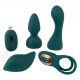 Couples Choice - 4-in-1 Remote Control Vibrator (Turquoise)