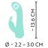 Cuties Mini 4 - Rechargeable, Waterproof Rabbit Vibrator (Green) 