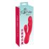 Smile Thumping Rabbit - rechargeable 3 motor vibrator (red) 