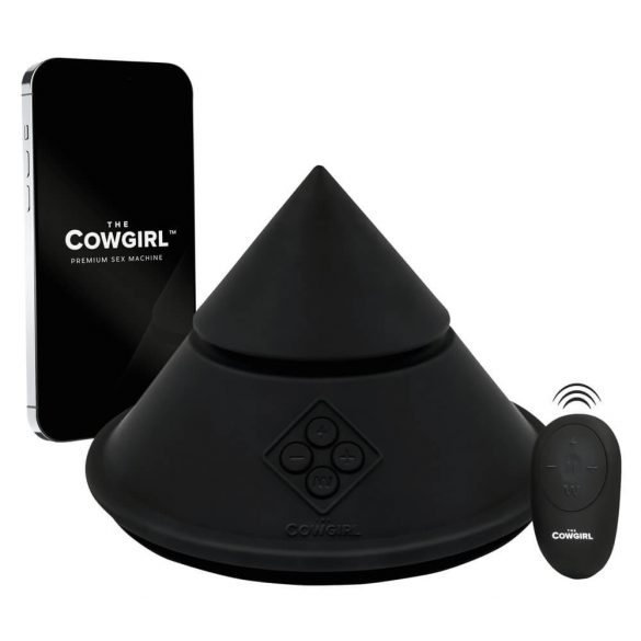 Smart Sex Machine with Attachments - The Cowgirl Cone (Black) 