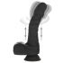 Naked Addiction - Rotating Thrusting Realistic Vibrator (Black) 