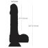 Naked Addiction - Rotating Thrusting Realistic Vibrator (Black) 