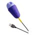 ROMP Free X - Battery Powered Air Pulse Clitoral Stimulator (Purple) 