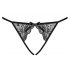 Miamor Obsessive - Open Lace Mesh Women's Underwear (Black)  - L/XL