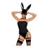 Obsessive OB7008 Sexy Bunny Costume (Black)  - L/XL