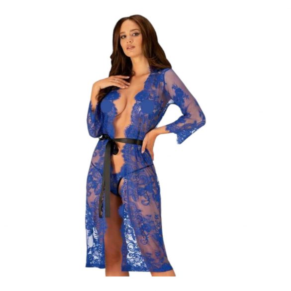 Obsessive Cobaltess - Lace Kimono (Blue) 