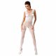 Passion BS052 - Open Mesh Bodysuit (White) - S-L 