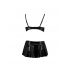 Passion Deby - Bra Set with Mini Skirt (Black) 