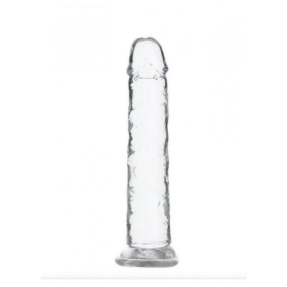 Addiction Crystal - Clear Dildo with Base - 18cm 