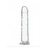 Addiction Crystal - Clear Dildo with Base - 18cm 