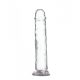 Addiction Crystal - Clear Dildo with Base - 20cm 