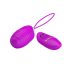 Pretty Love Jessica - Rechargeable Remote Control Vibrating Egg (Purple) 