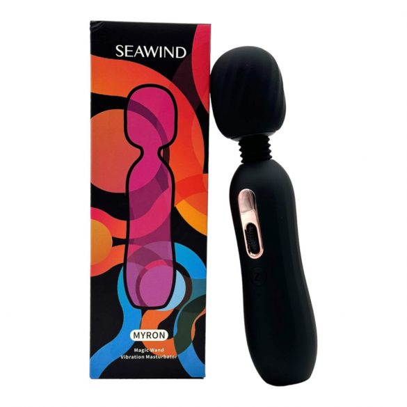 Seawind Myron - Battery-Powered Heated Massaging Vibrator (Black) 